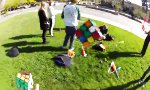 3 Rubiks Cube jonglieren und dabei lösen