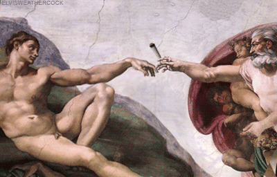Michelangelos Schaffung Adams unvollendet?