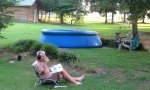 Lustiges Video : Der alte Mann und der Pool