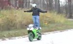 Lustiges Video : Motorrad Stand Fail