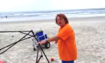 Lustiges Video : Diebstahl am Strand