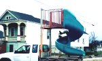 Lustiges Video : Rutschige Geisterfahrt