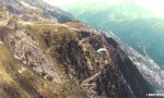 Funny Video - Mit dem Fallschirm in fahrende Seilbahn