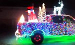 Funny Video : Auto-Weihnachtsschmuck mit 14.000 LEDs