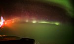 Lustiges Video : Nordlichter während Fluges
