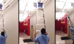 Lustiges Video : Wie verwendet man eine Leiter?