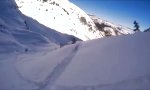 Funny Video : Nicht weit von der Piste wartet der Abgrund