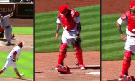 Lustiges Video - Baseball mit adhesiven Eigenschaften