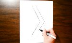 Lustiges Video : 3D-Leiter-Illusion auf Papier malen