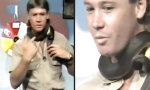 Movie : Steve Irwin und der Schlangenbiss am Hals