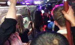 Lustiges Video : Rave in der U-Bahn