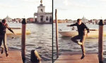 Lustiges Video : Venezianischer Smartphone Jongleur