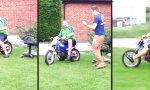 Lustiges Video : Zu besoffen zum Laufen? Hier nimm das Dirtbike!