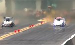 Synchronisiertes Pech beim Drag Race