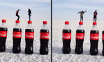 Lustiges Video : Cola-Hüpfen