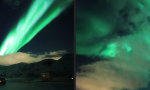 Geomagnetischer Sturmüber den Lofoten