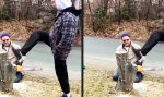 Funny Video : Erste Übung am hölzernen Kung-Fu-Dummy?