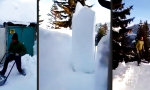 Lustiges Video : Extrem-Schneeschaufeln