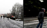 Ob´s glatt draußen is?