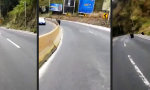 Funny Video : Ein Reifen dreht ab