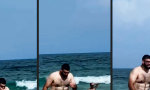 Lustiges Video - Strandfigur im Nullkommanichts