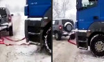 Funny Video - Ein Schlepper zeigt Muskeln