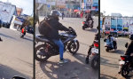 Lustiges Video : Kleiner Moto-Glitch in der Matrix