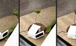 Funny Video - Straßenküche bei Schmuddelwetter