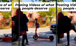 Funny Video : Wer ander’n an den Roller tritt