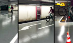 Lustiges Video : Selbstüberschätzung mit Anlauf